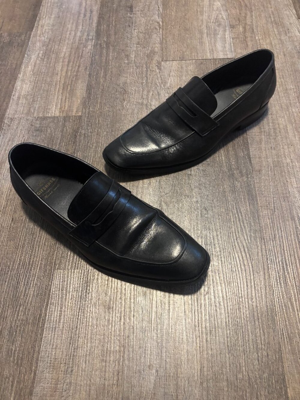 Gifennse Hand Crafted Leather Penny Loafers